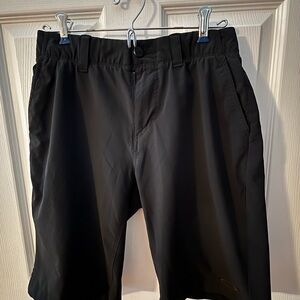 Oakley Boy’s Black Flat Front Shorts